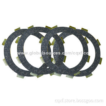 Motorcycle Clutch Plate, No Asbestos, Made of Aluminum